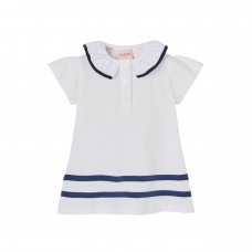 BOBOLI φόρεμα  βρεφικό 703044-1100 λευκό